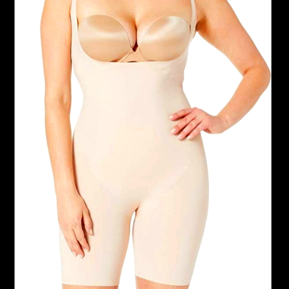 Spanx open bust shorts shapesuit size 3x